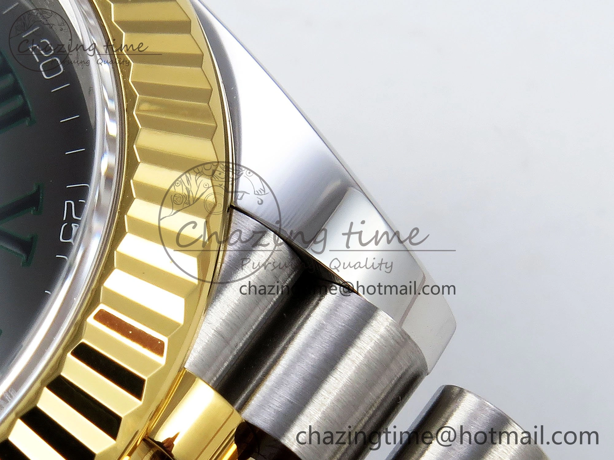 DateJust 41 126333 Clean 1:1 Best Edition 904L Steel Gray Dial Green Roman Marker on SS YG Jubilee Bracelet VR3235