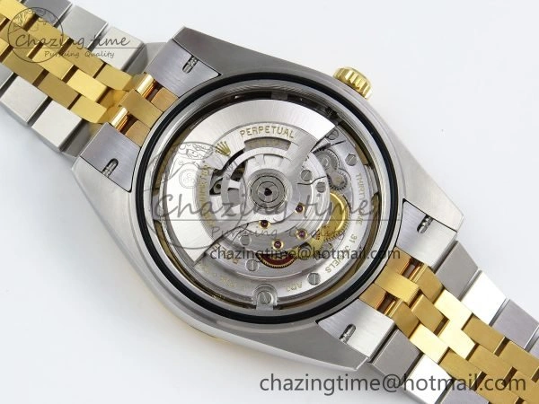 DateJust 41 126333 Clean 1:1 Best Edition 904L Steel Gray Dial Green Roman Marker on SS YG Jubilee Bracelet VR3235