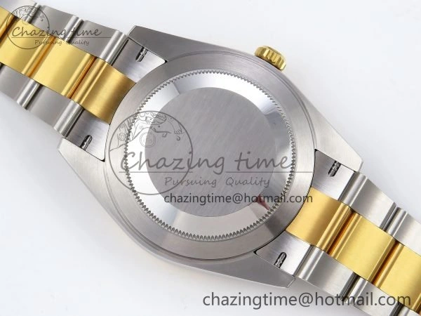 DateJust 41 126333 Clean 1:1 Best Edition 904L Steel Gray Dial Green Roman Marker on SS YG Oyster Bracelet VR3235