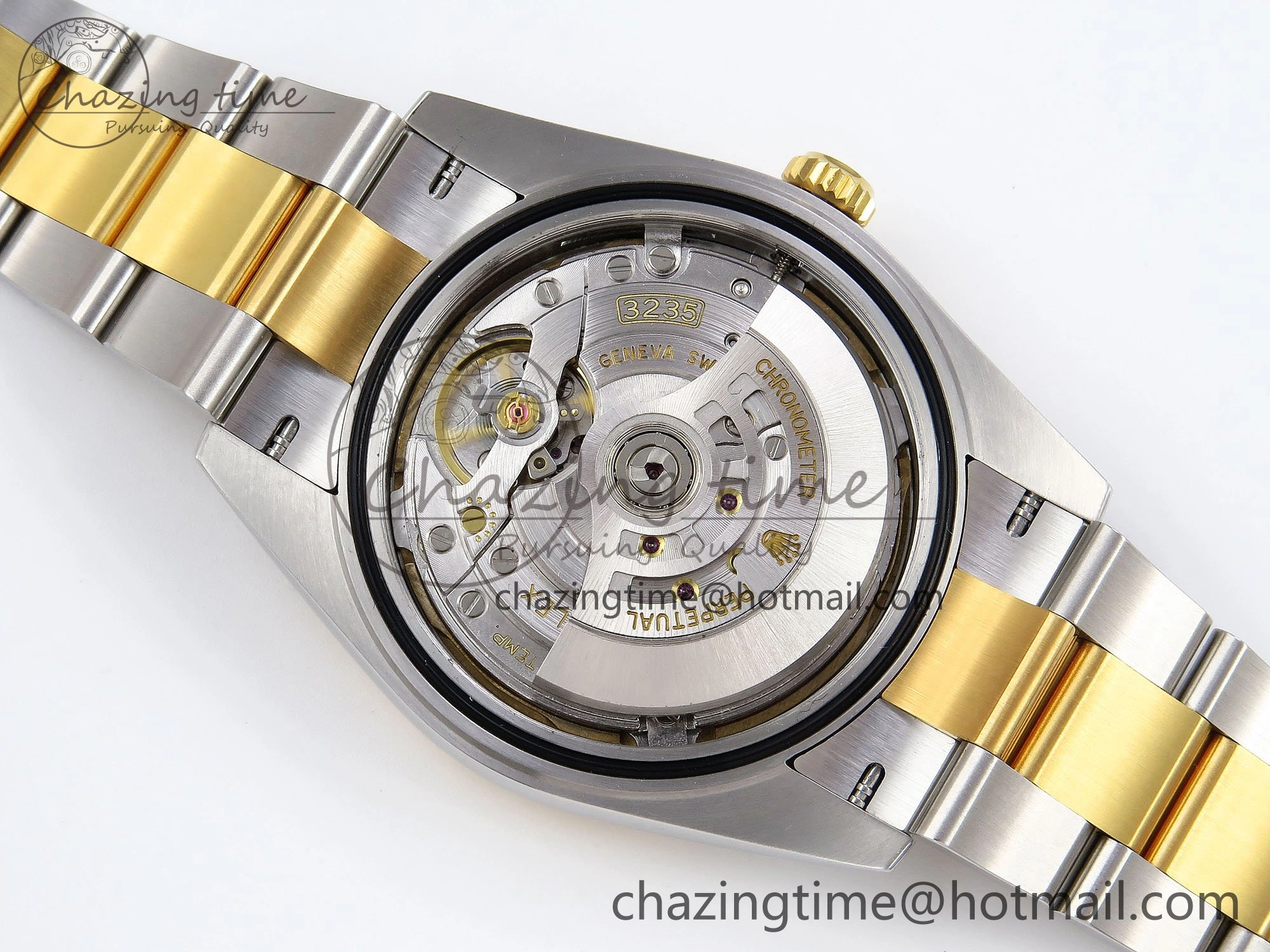 DateJust 41 126333 Clean 1:1 Best Edition 904L Steel Gray Dial Green Roman Marker on SS YG Oyster Bracelet VR3235