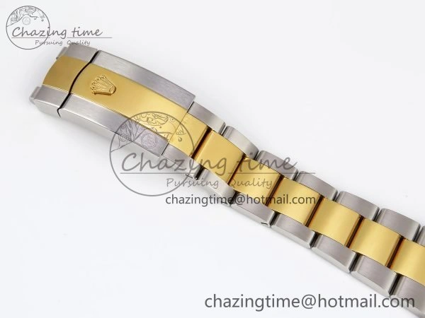 DateJust 41 126333 Clean 1:1 Best Edition 904L Steel Gray Dial Green Roman Marker on SS YG Oyster Bracelet VR3235