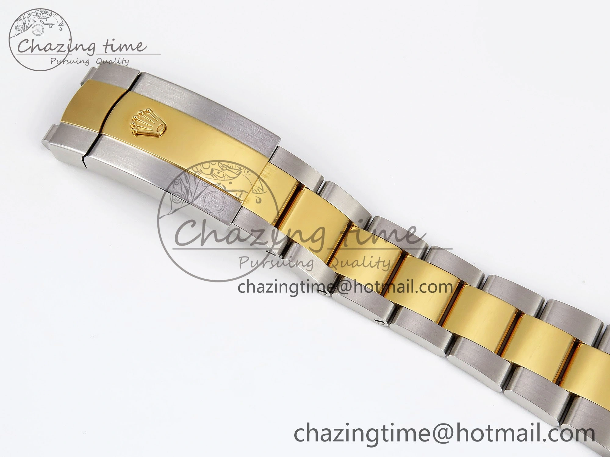 DateJust 41 126333 Clean 1:1 Best Edition 904L Steel Gray Dial Green Roman Marker on SS YG Oyster Bracelet VR3235