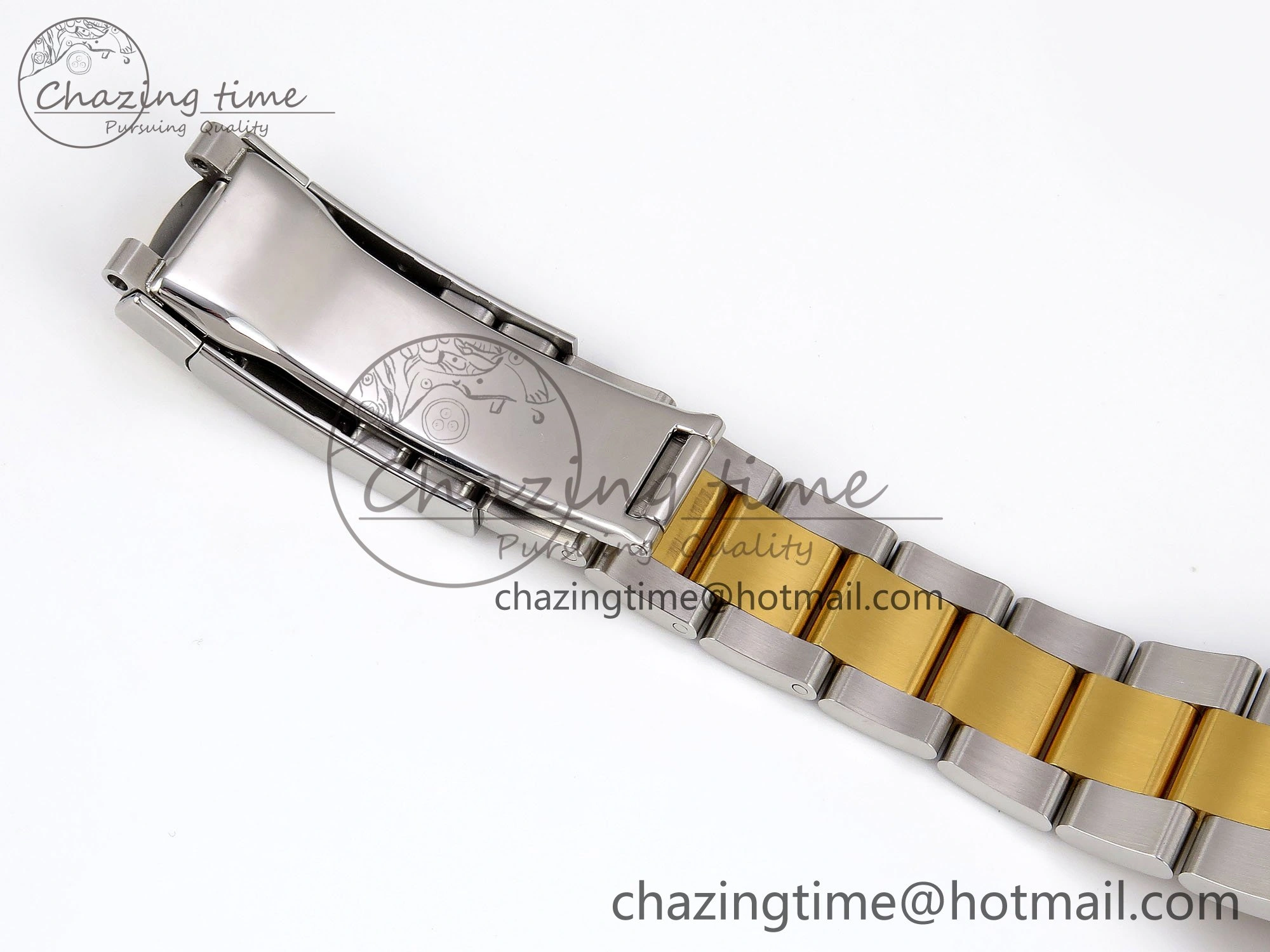DateJust 41 126333 Clean 1:1 Best Edition 904L Steel Gray Dial Green Roman Marker on SS YG Oyster Bracelet VR3235