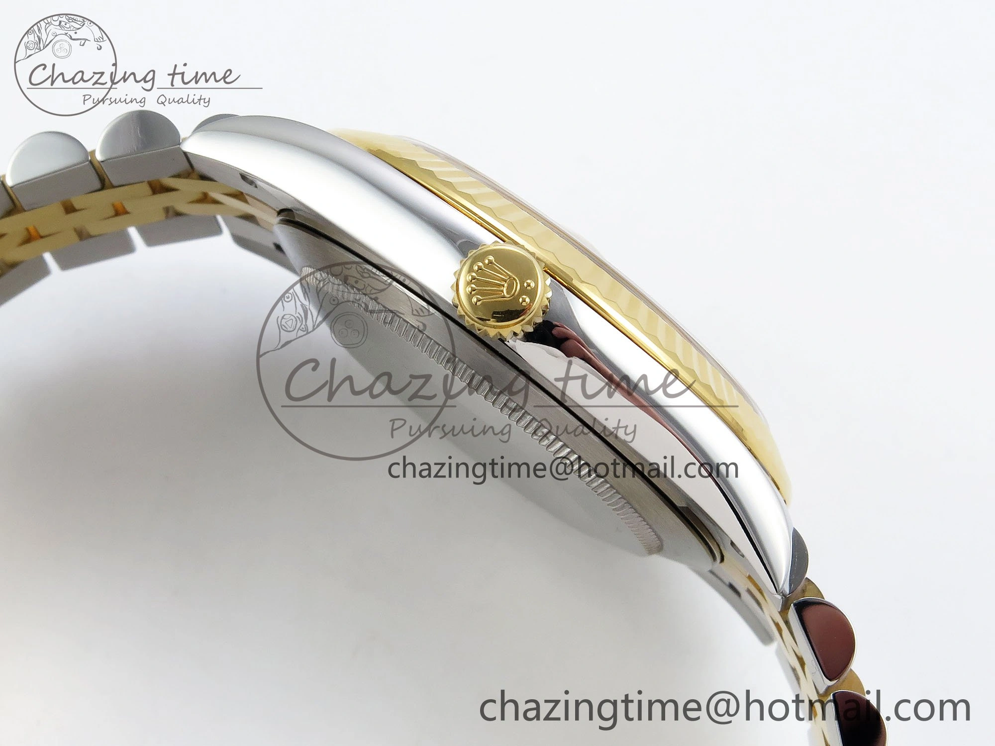 DateJust 41 126333 Clean 1:1 Best Edition 904L Steel YG Stick Dial on SS YG Jubilee Bracelet VR3235