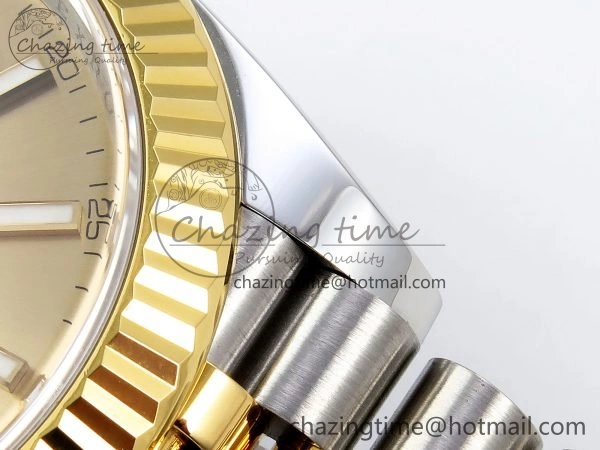 DateJust 41 126333 Clean 1:1 Best Edition 904L Steel YG Stick Dial on SS YG Jubilee Bracelet VR3235