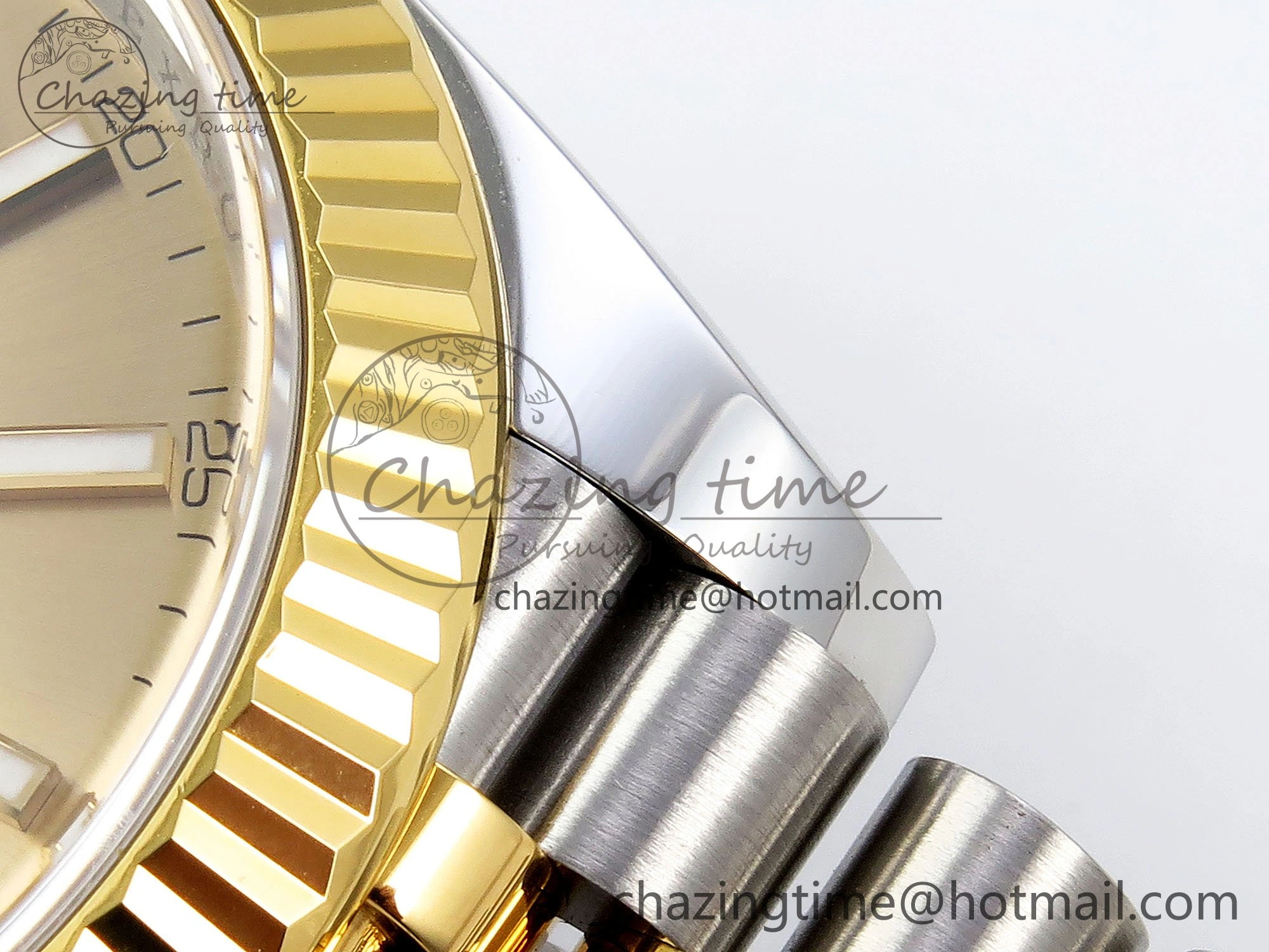 DateJust 41 126333 Clean 1:1 Best Edition 904L Steel YG Stick Dial on SS YG Jubilee Bracelet VR3235