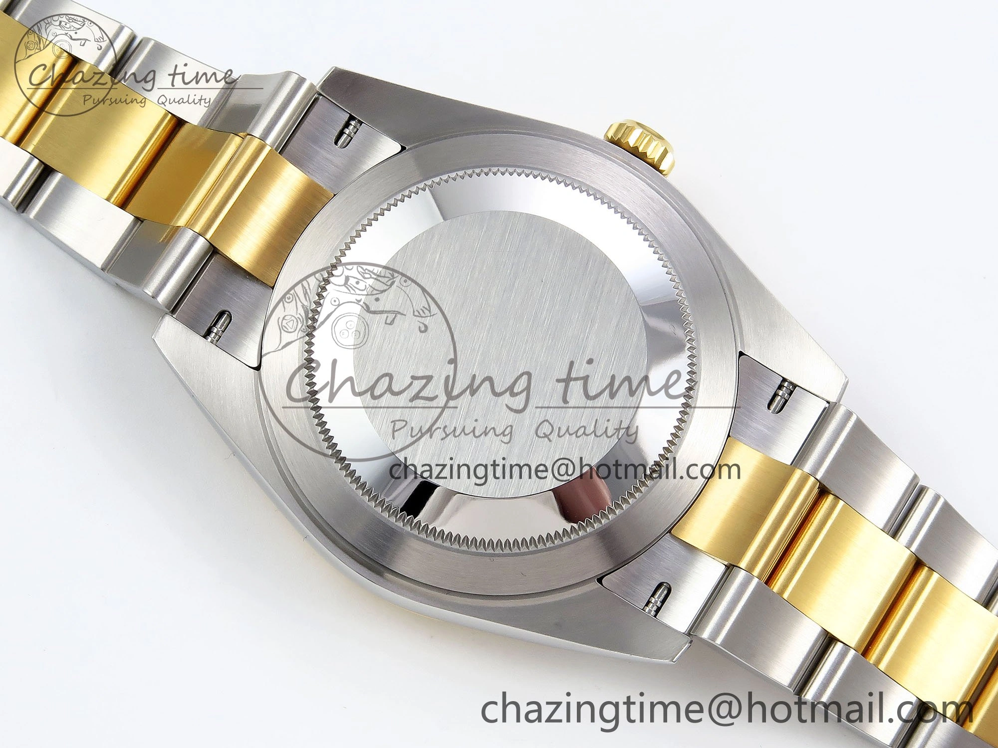 DateJust 41 126333 Clean 1:1 Best Edition 904L Steel YG Stick Dial on SS YG Oyster Bracelet VR3235