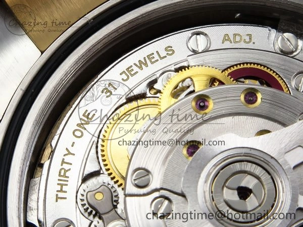 DateJust 41 126333 Clean 1:1 Best Edition 904L Steel YG Stick Dial on SS YG Oyster Bracelet VR3235