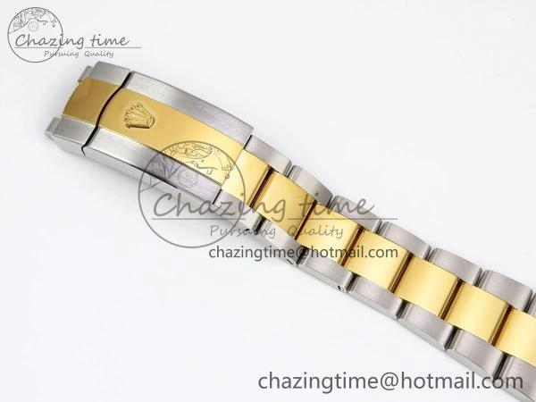 DateJust 41 126333 Clean 1:1 Best Edition 904L Steel YG Stick Dial on SS YG Oyster Bracelet VR3235
