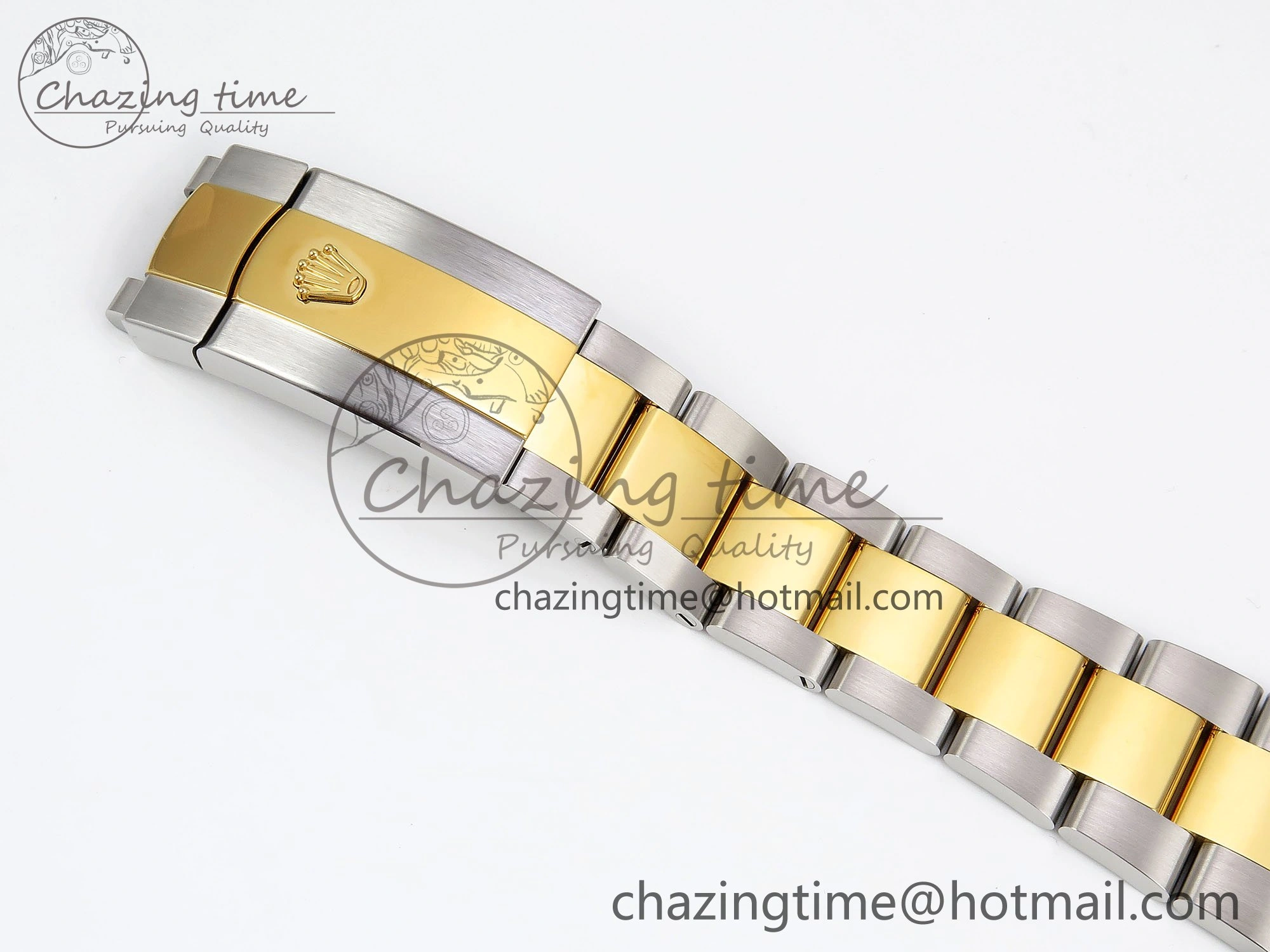 DateJust 41 126333 Clean 1:1 Best Edition 904L Steel YG Stick Dial on SS YG Oyster Bracelet VR3235
