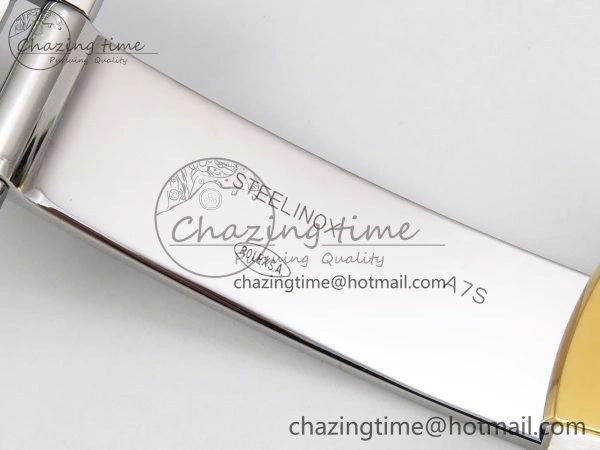 DateJust 41 126333 Clean 1:1 Best Edition 904L Steel YG Stick Dial on SS YG Oyster Bracelet VR3235