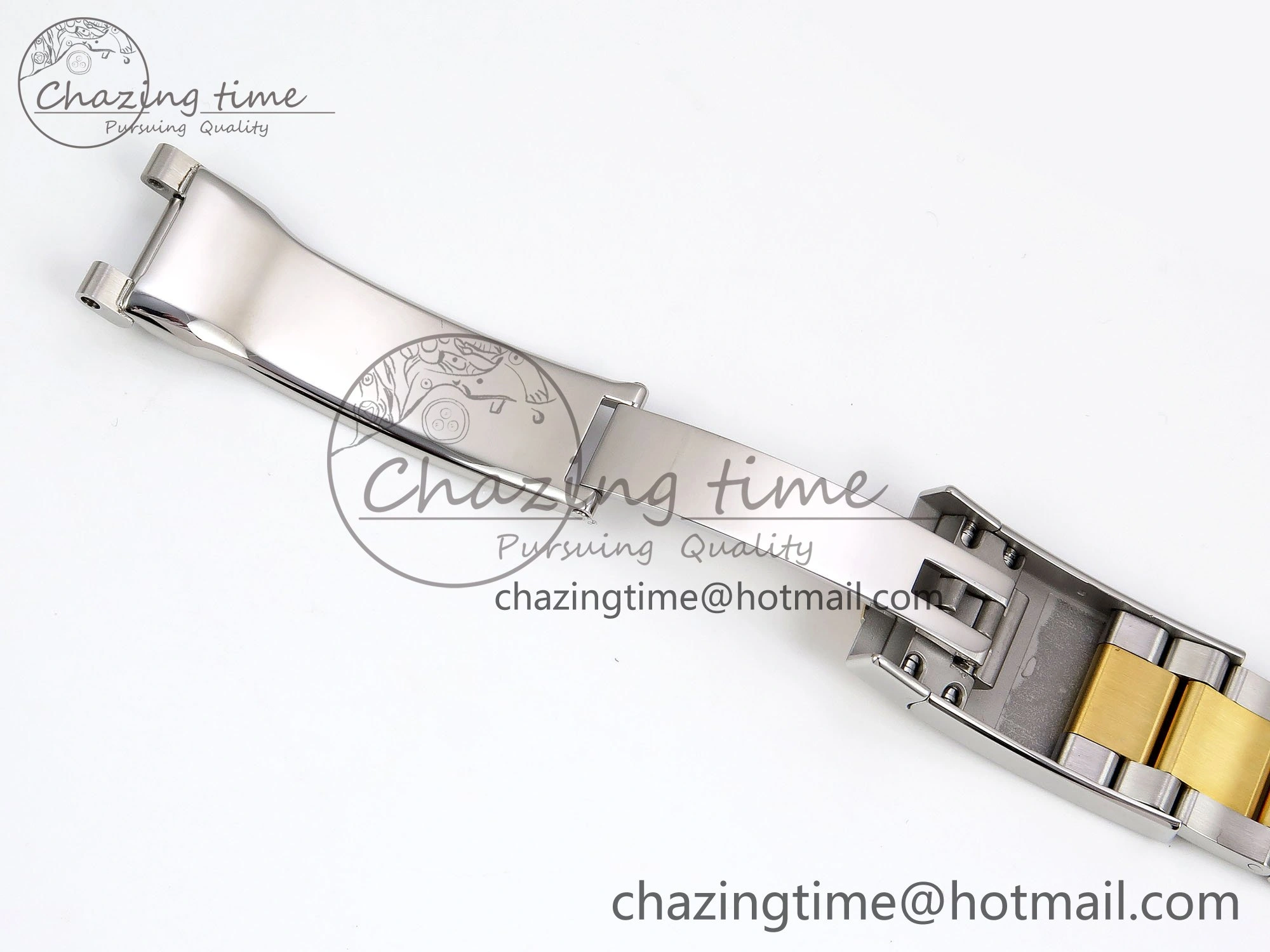 DateJust 41 126333 Clean 1:1 Best Edition 904L Steel YG Stick Dial on SS YG Oyster Bracelet VR3235