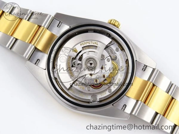 DateJust 41 126333 Clean 1:1 Best Edition 904L Steel YG Textured Dial on SS YG Oyster Bracelet VR3235