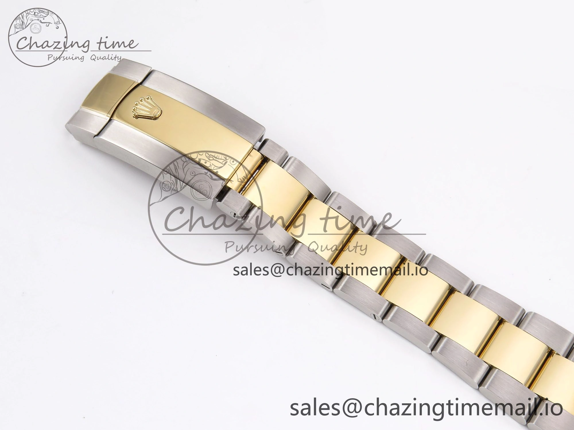 DateJust 41 126333 EWEF Best Edition Gray Dial Green Roman Marker on SS YG Oyster Bracelet A3235