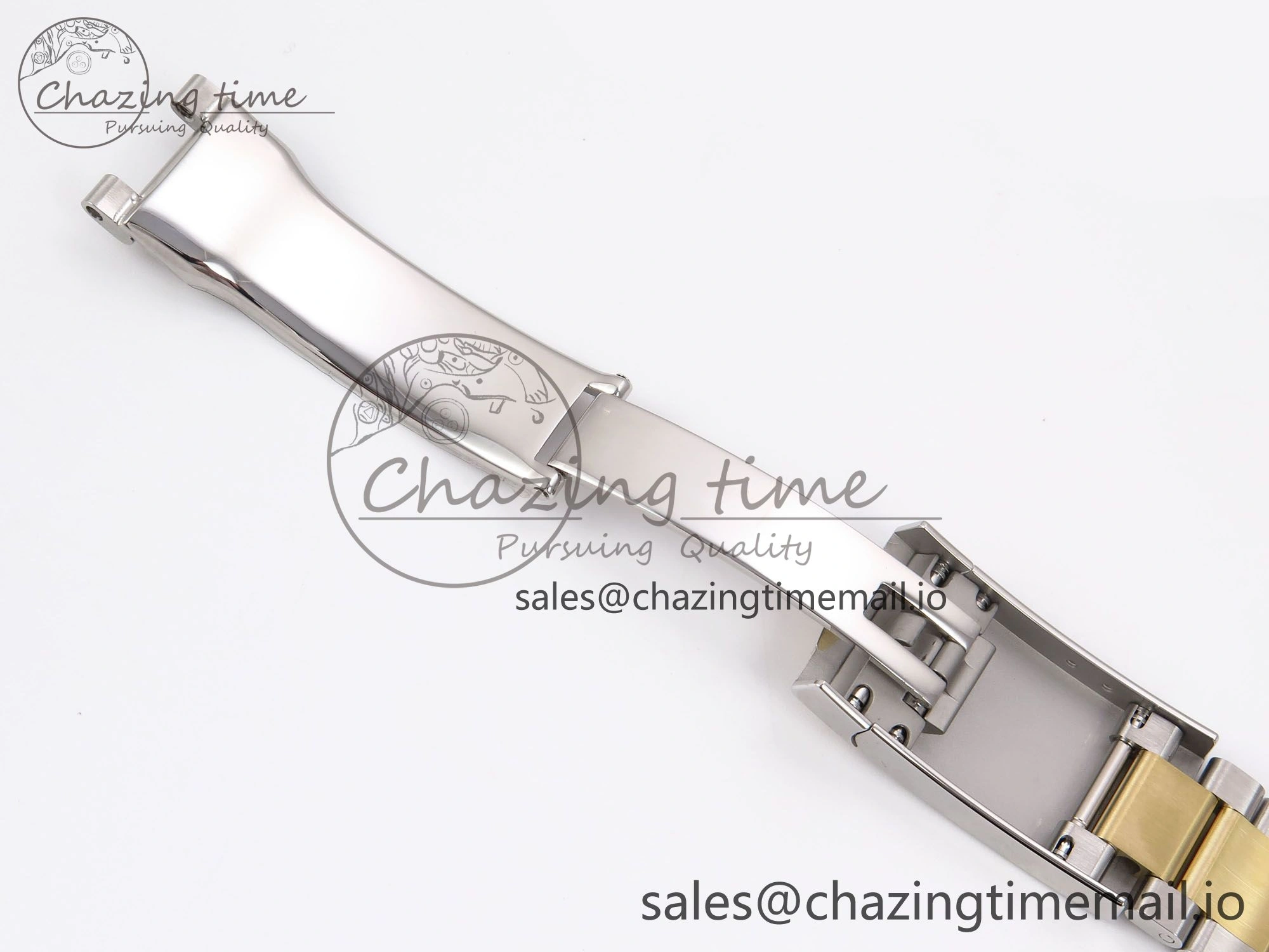 DateJust 41 126333 EWEF Best Edition Gray Dial Green Roman Marker on SS YG Oyster Bracelet A3235