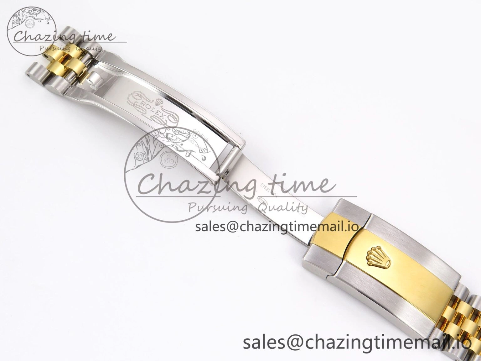 DateJust 41 126333 EWEF Best Edition Gray Dial Green Roman Markers on SS YG Jubilee Bracelet A3235