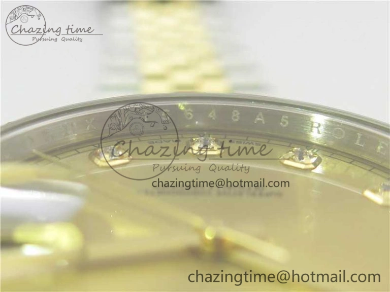 DateJust 41 126333 SS YG ARF 1:1 Best Edition 904L Steel YG Diamonds Dial on Jubilee Bracelet A2824