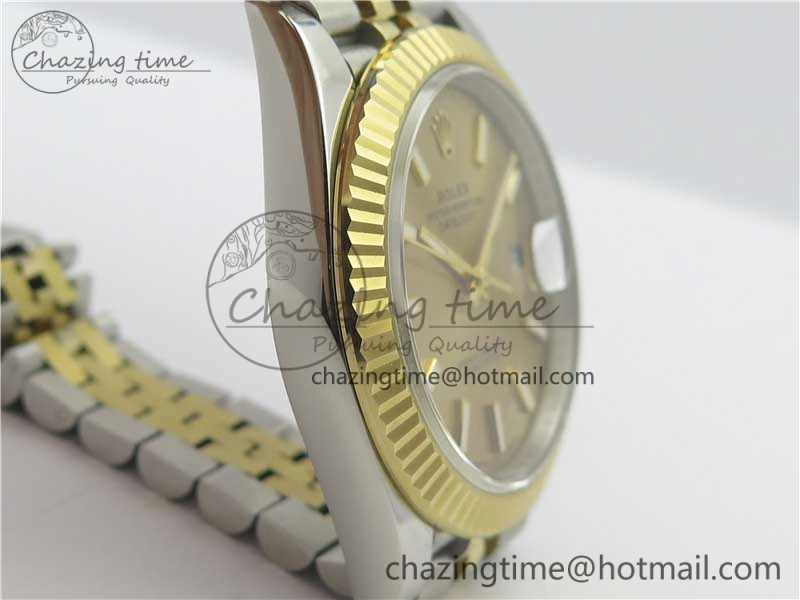 DateJust 41 126333 SS YG ARF 1:1 Best Edition 904L Steel YG Lumed Dial on Jubilee Bracelet A2824
