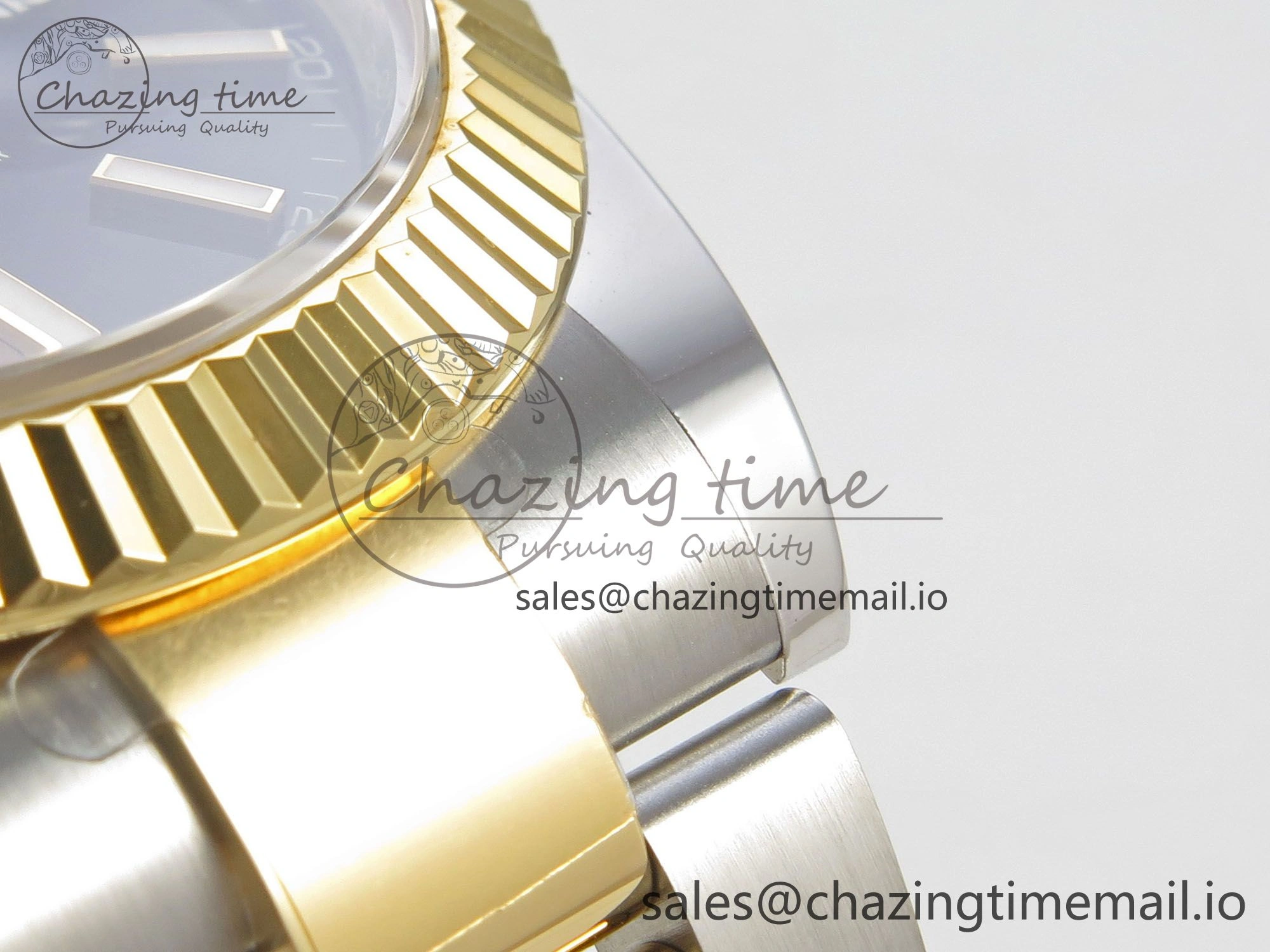 DateJust 41 126333 SS YG ARF 1:1 Best Edition Black Stick Dial on Oyster Bracelet SH3235 (Weighted)