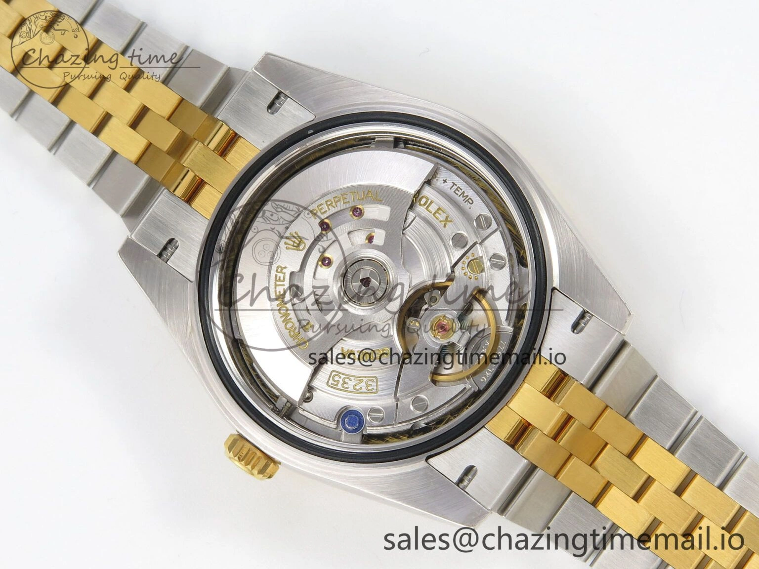 DateJust 41 126333 SS YG ARF 1:1 Best Edition Gray Roman Dial on Jubilee Bracelet SH3235 (Weighted)