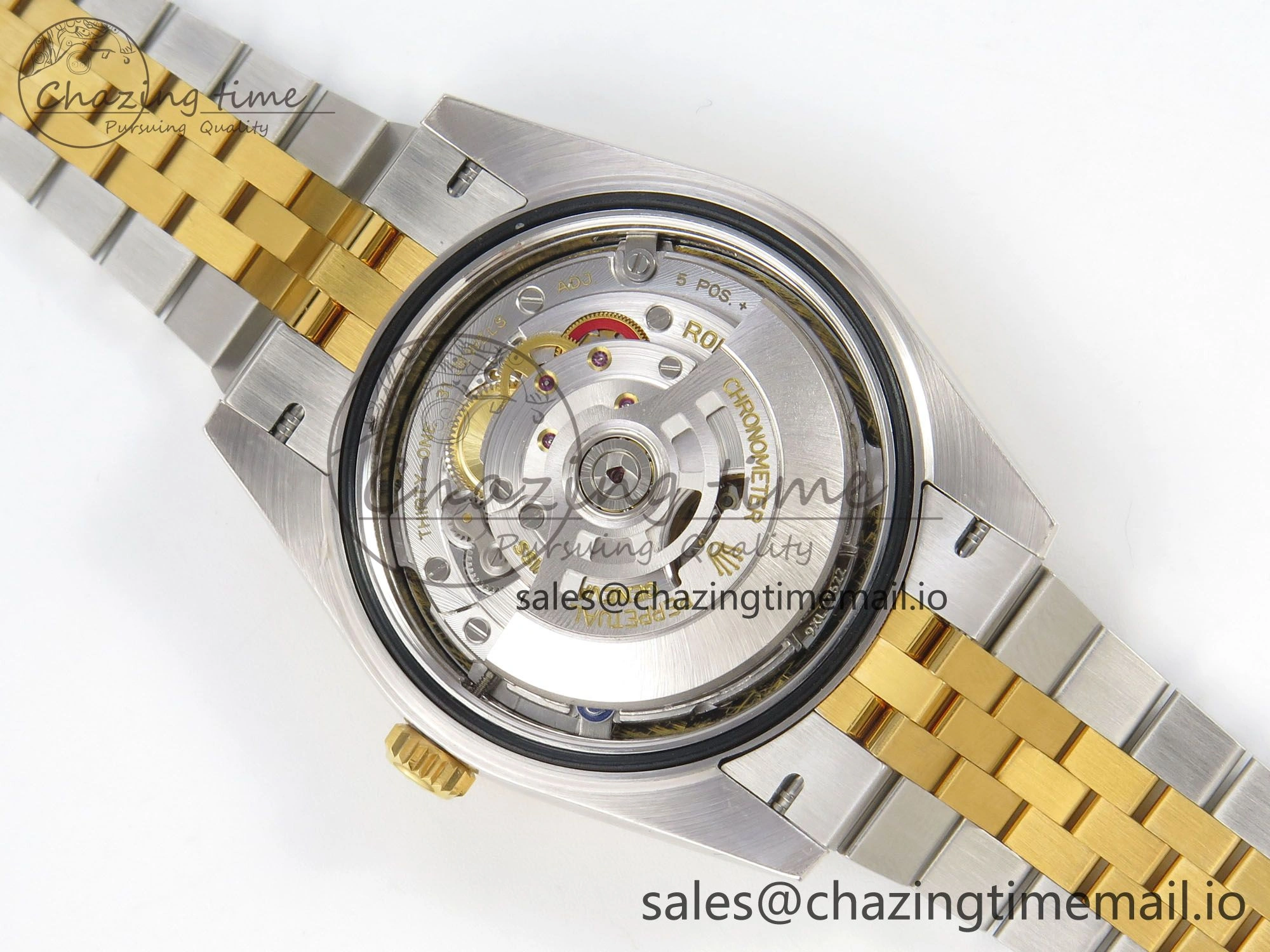 DateJust 41 126333 SS YG ARF 1:1 Best Edition Gray Roman Dial on Jubilee Bracelet SH3235 (Weighted)