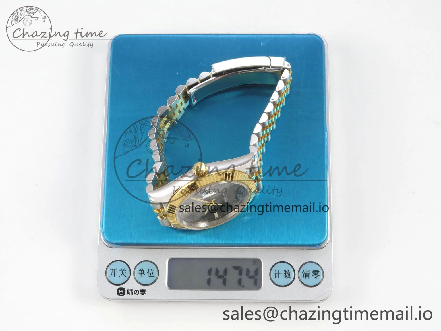 DateJust 41 126333 SS YG ARF 1:1 Best Edition Gray Roman Dial on Jubilee Bracelet SH3235 (Weighted)