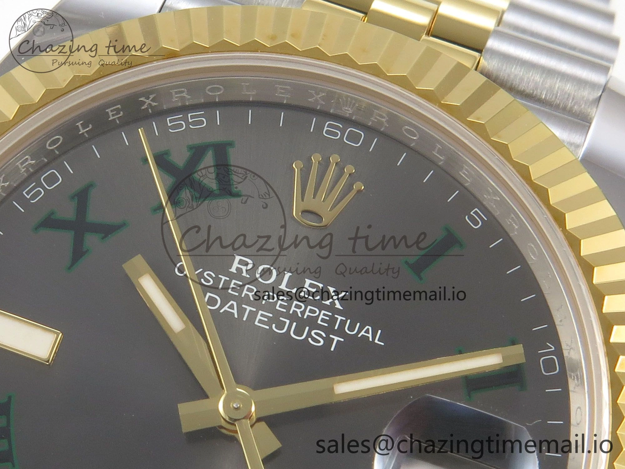 DateJust 41 126333 SS YG ARF 1:1 Best Edition Gray Roman Dial on Jubilee Bracelet SH3235 (Weighted)