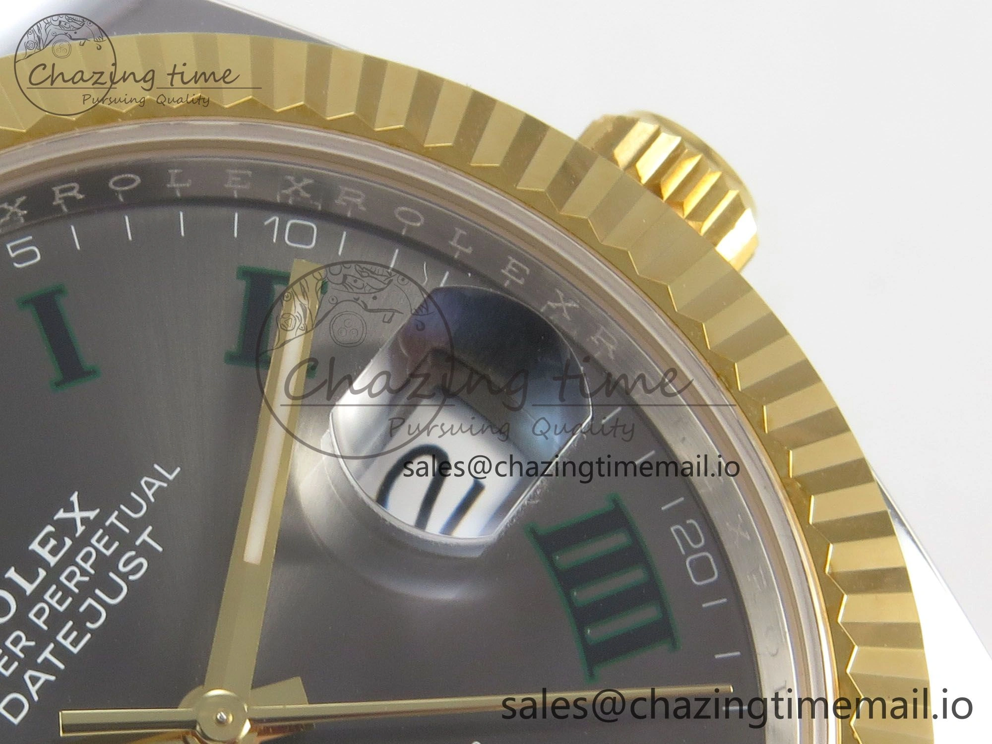 DateJust 41 126333 SS YG ARF 1:1 Best Edition Gray Roman Dial on Jubilee Bracelet SH3235 (Weighted)