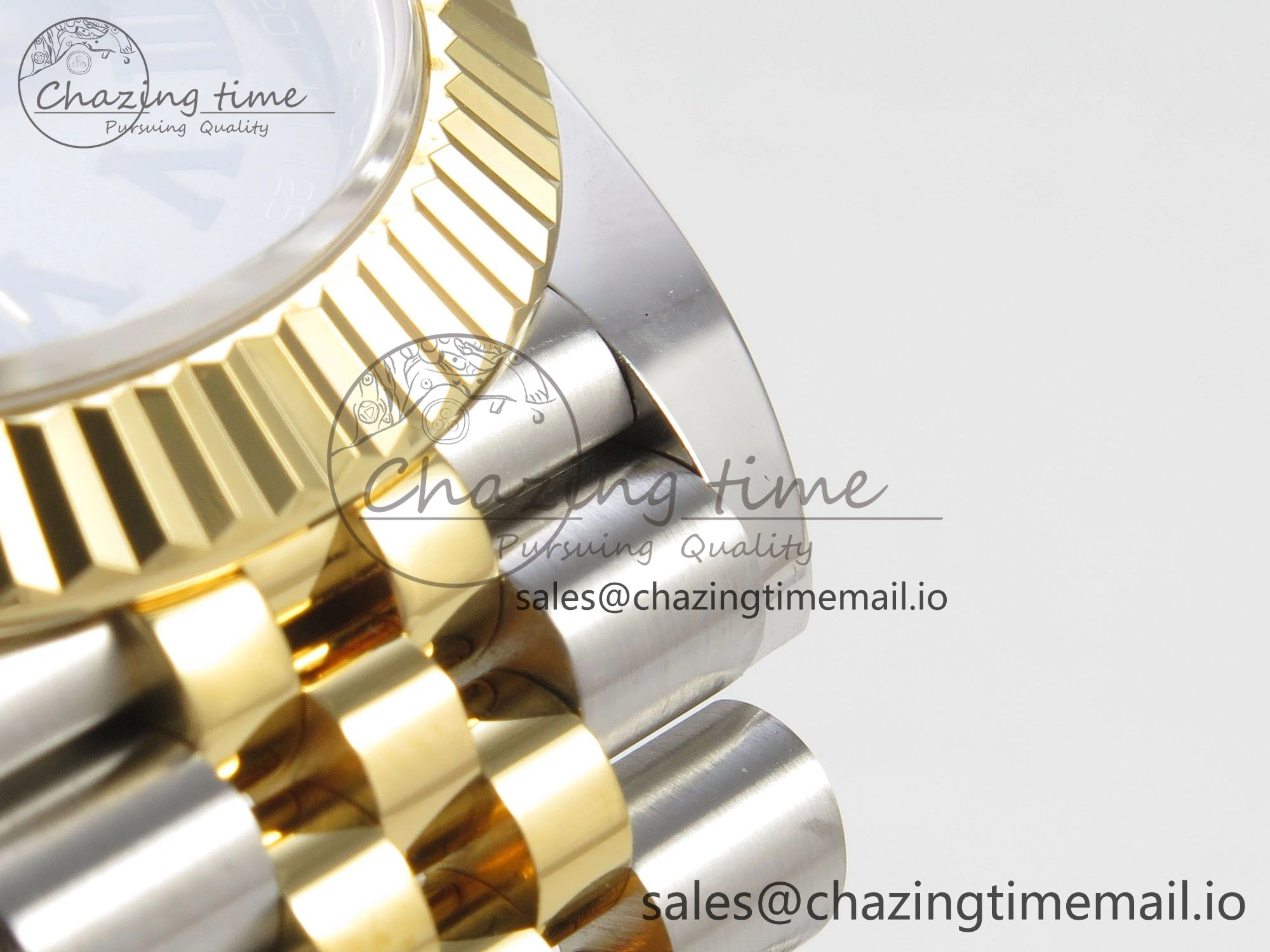 DateJust 41 126333 SS YG ARF 1:1 Best Edition Gray Roman Dial on Jubilee Bracelet SH3235 (Weighted)