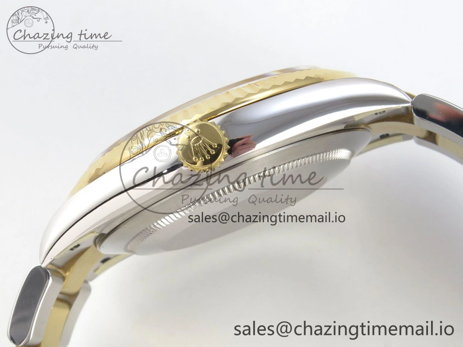 DateJust 41 126333 SS YG ARF 1:1 Best Edition Gray Roman Dial on Oyster Bracelet SH3235 (Weighted)