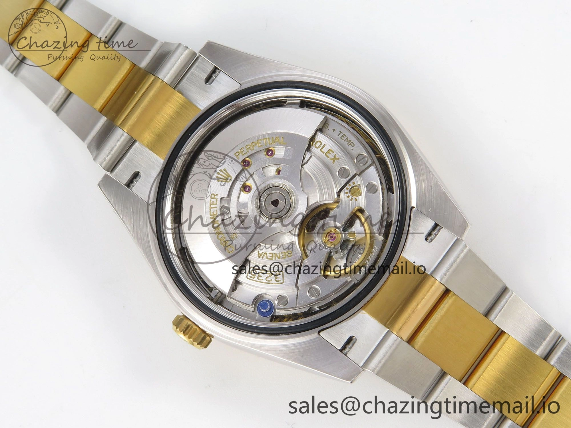 DateJust 41 126333 SS YG ARF 1:1 Best Edition Gray Roman Dial on Oyster Bracelet SH3235 (Weighted)