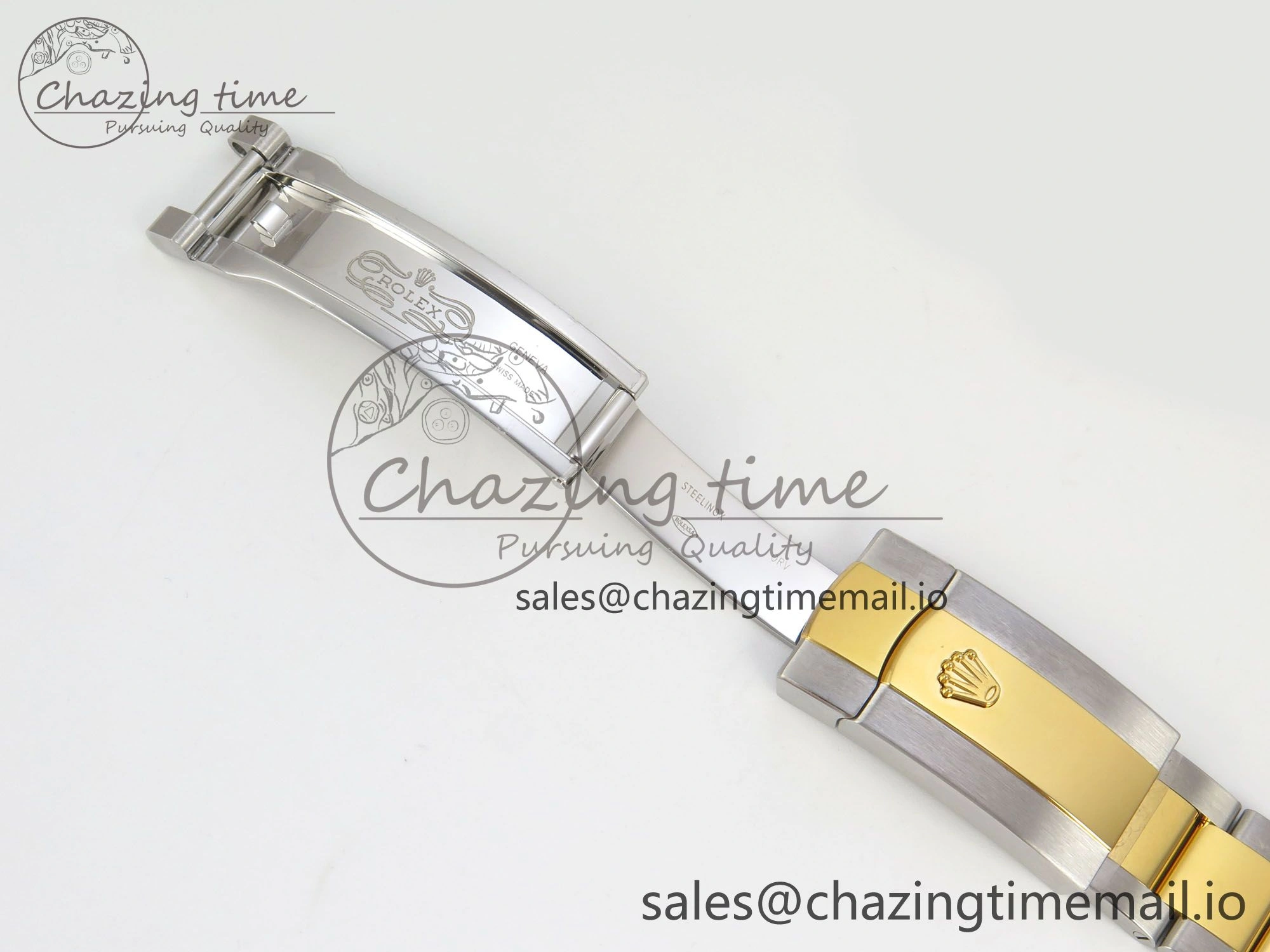 DateJust 41 126333 SS YG ARF 1:1 Best Edition Gray Roman Dial on Oyster Bracelet SH3235 (Weighted)