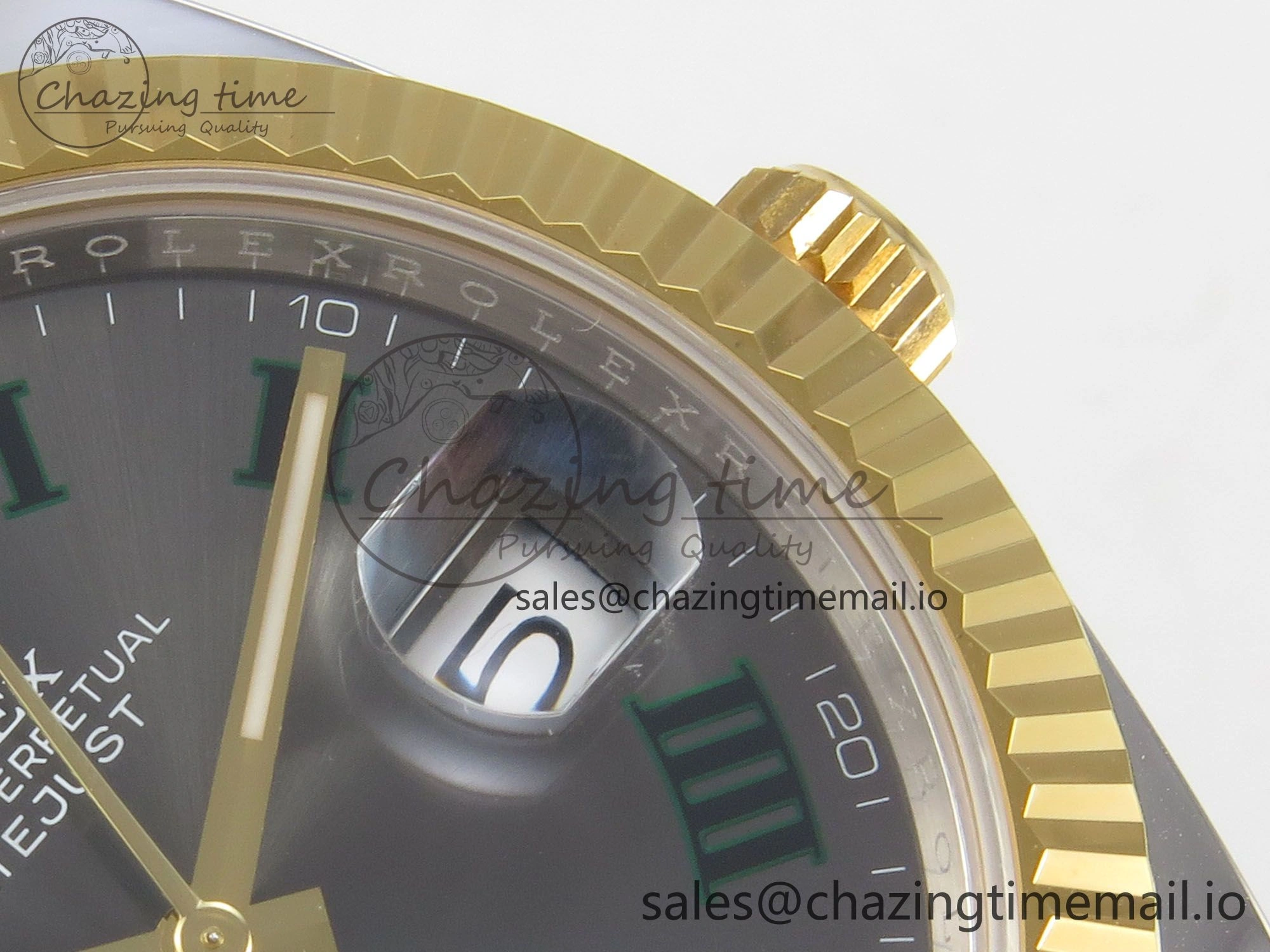 DateJust 41 126333 SS YG ARF 1:1 Best Edition Gray Roman Dial on Oyster Bracelet SH3235 (Weighted)