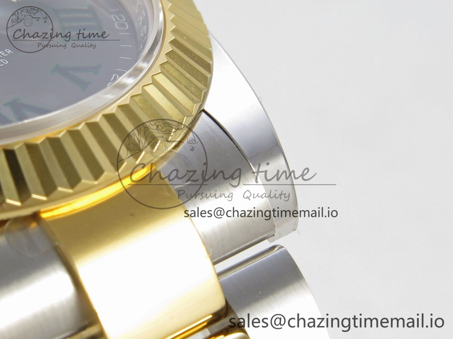 DateJust 41 126333 SS YG ARF 1:1 Best Edition Gray Roman Dial on Oyster Bracelet SH3235 (Weighted)