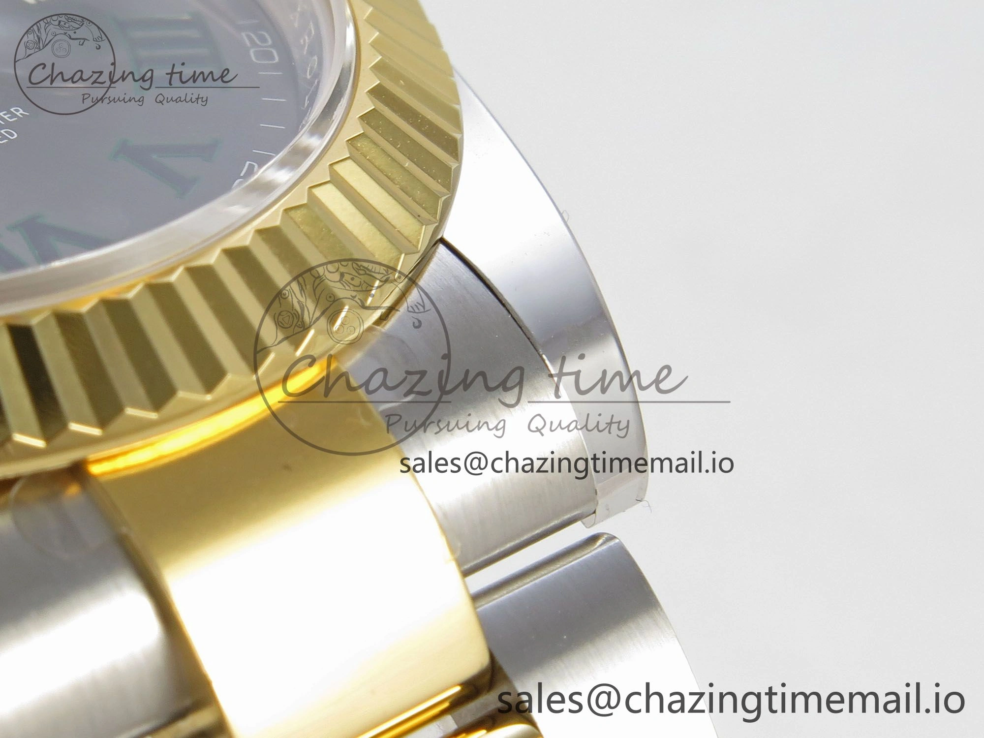 DateJust 41 126333 SS YG ARF 1:1 Best Edition Gray Roman Dial on Oyster Bracelet SH3235 (Weighted)