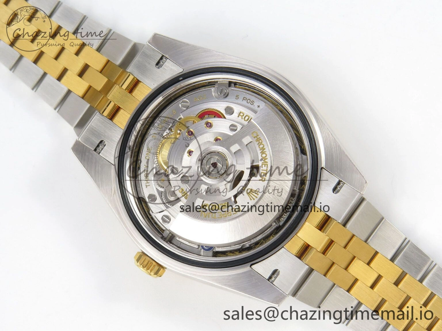 DateJust 41 126333 SS YG ARF 1:1 Best Edition White MOP Diamonds Dial on Jubilee Bracelet SH3235 (Weighted)