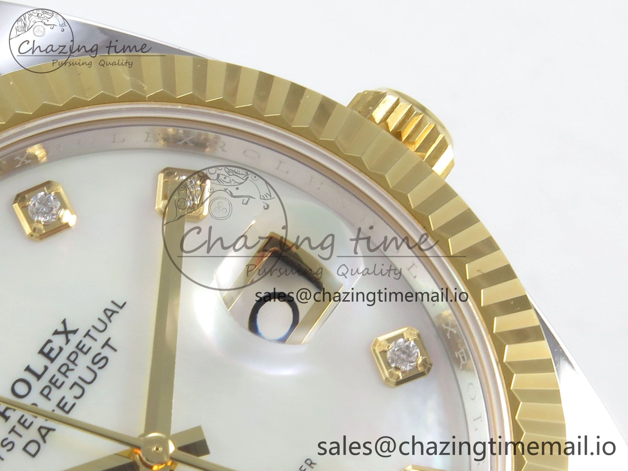 DateJust 41 126333 SS YG ARF 1:1 Best Edition White MOP Diamonds Dial on Jubilee Bracelet SH3235 (Weighted)
