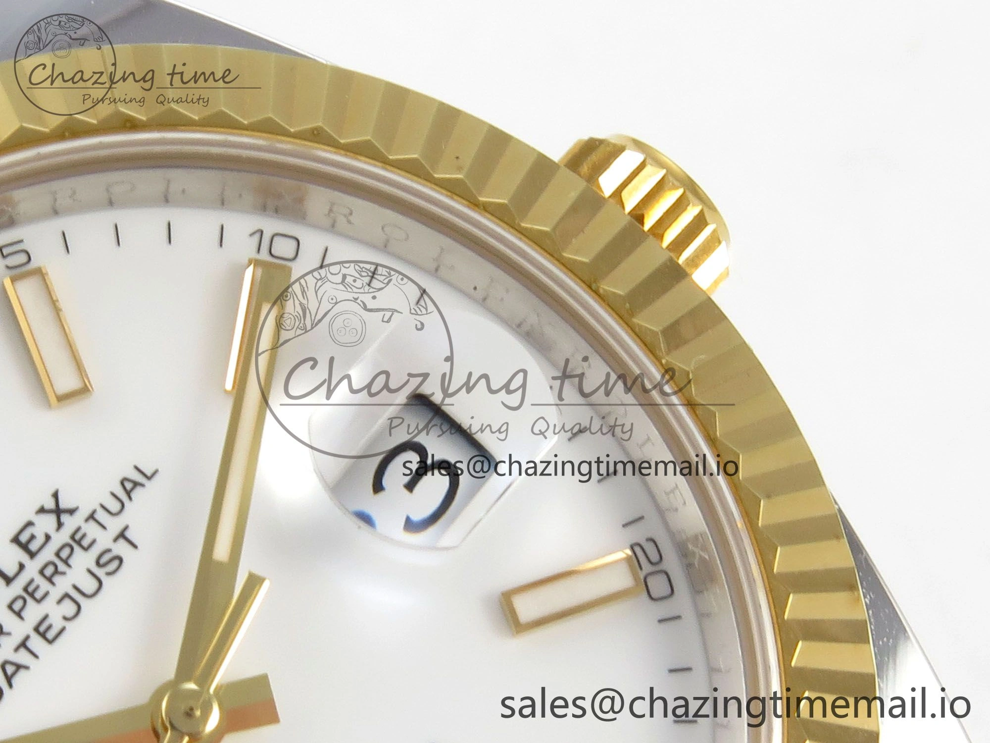 DateJust 41 126333 SS YG ARF 1:1 Best Edition White Stick Dial on Jubilee Bracelet SH3235 (Weighted)