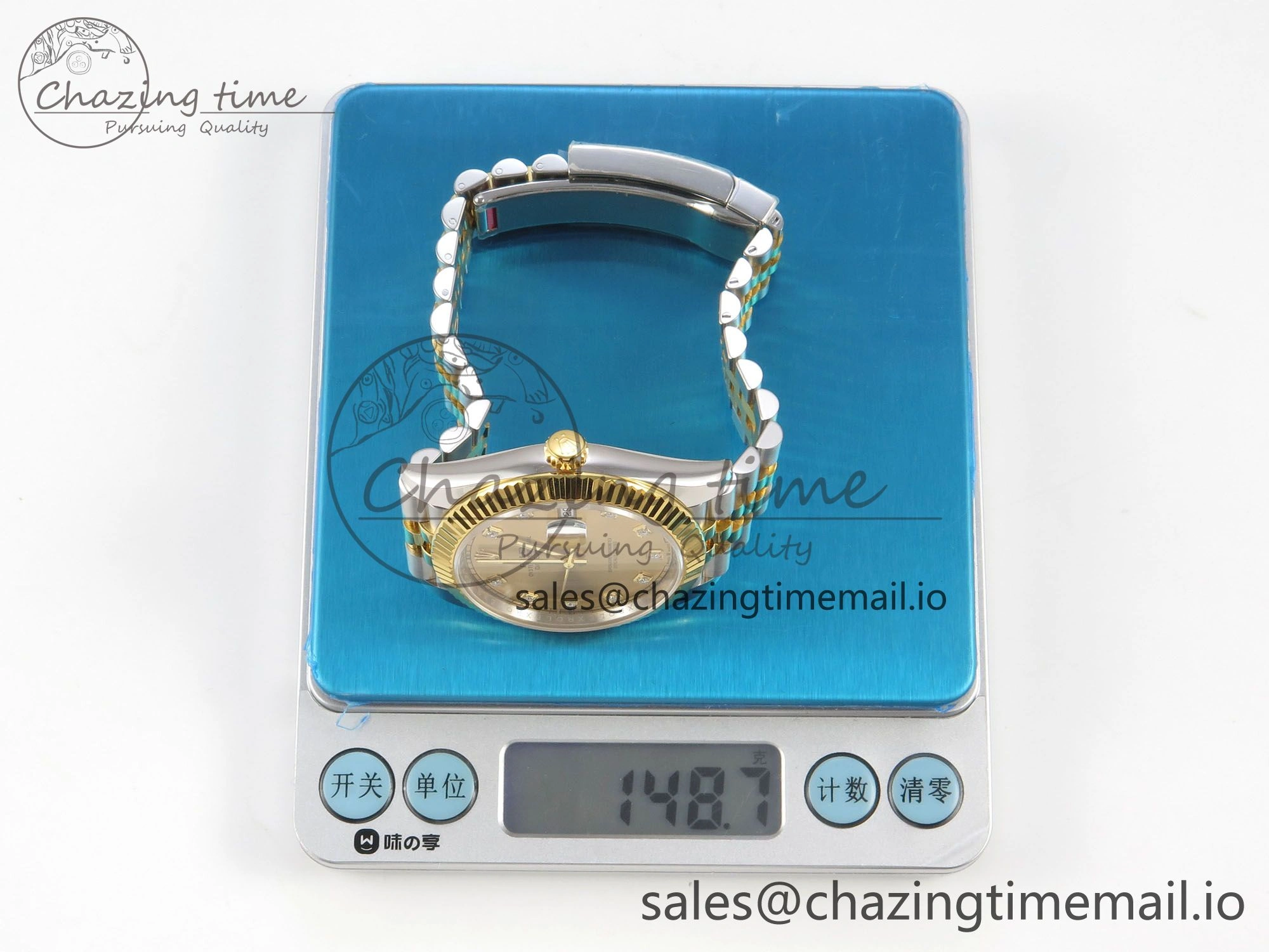 DateJust 41 126333 SS YG ARF 1:1 Best Edition YG Diamonds Dial on Jubilee Bracelet SH3235 (Weighted)