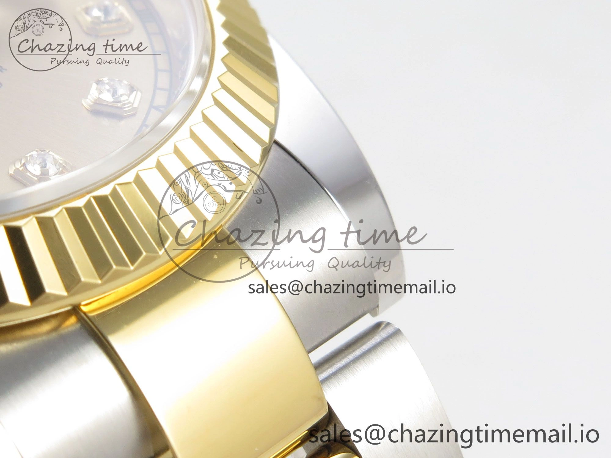 DateJust 41 126333 SS YG ARF 1:1 Best Edition YG Diamonds Dial on Oyster Bracelet SH3235 (Weighted)