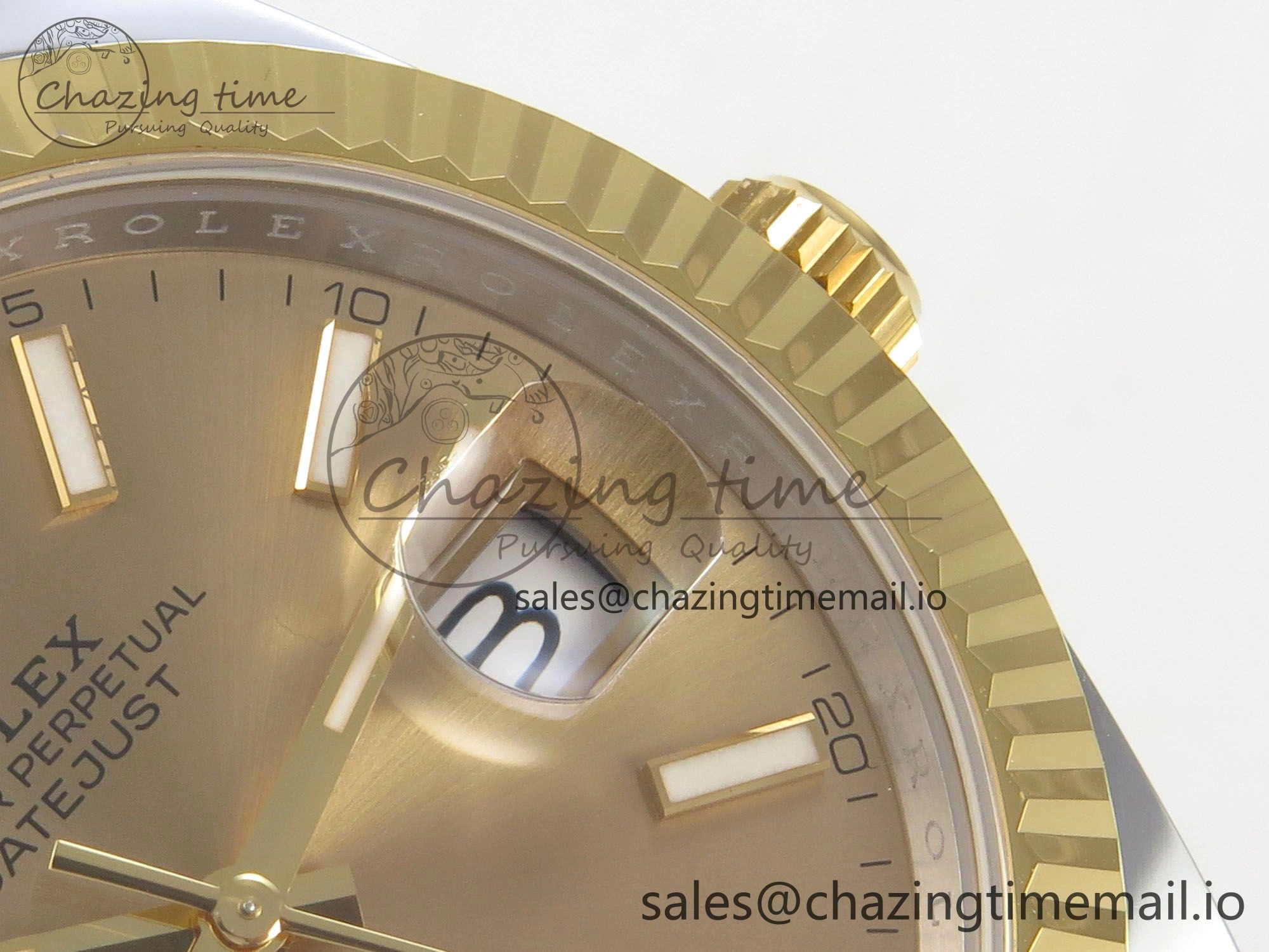 DateJust 41 126333 SS YG ARF 1:1 Best Edition YG Stick Dial on Jubilee Bracelet SH3235 (Weighted)