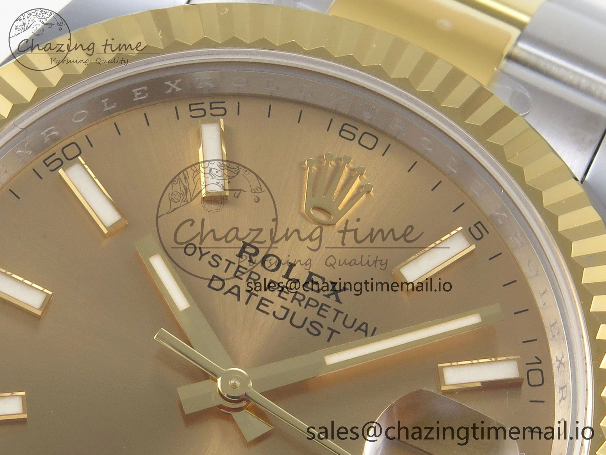 DateJust 41 126333 SS YG ARF 1:1 Best Edition YG Stick Dial on Oyster Bracelet SH3235 (Weighted)
