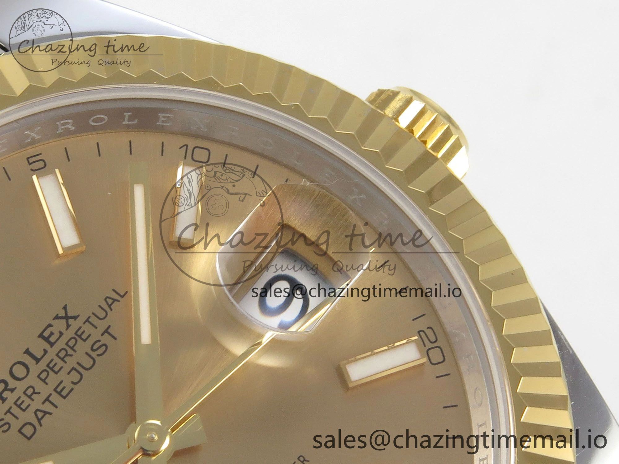 DateJust 41 126333 SS YG ARF 1:1 Best Edition YG Stick Dial on Oyster Bracelet SH3235 (Weighted)