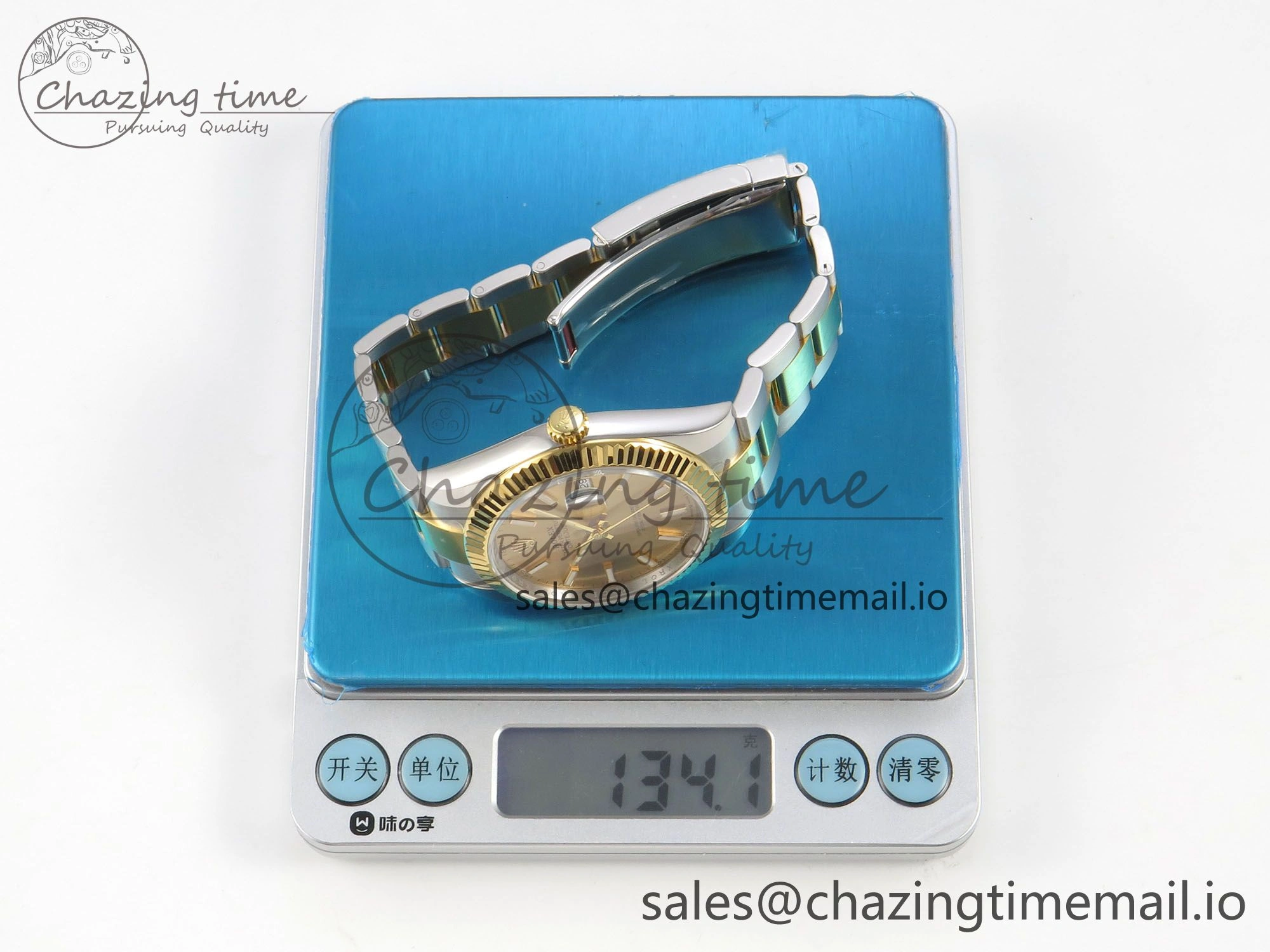 DateJust 41 126333 SS YG ARF 1:1 Best Edition YG Stick Dial on Oyster Bracelet SH3235 (Weighted)