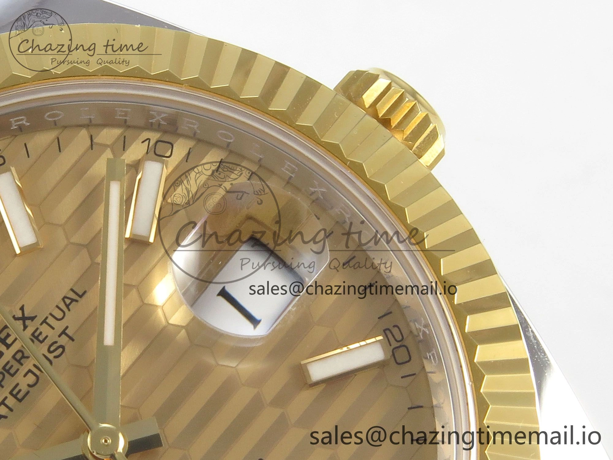 DateJust 41 126333 SS YG ARF 1:1 Best Edition YG Texture Stick Dial on Jubilee Bracelet SH3235 (Weighted)