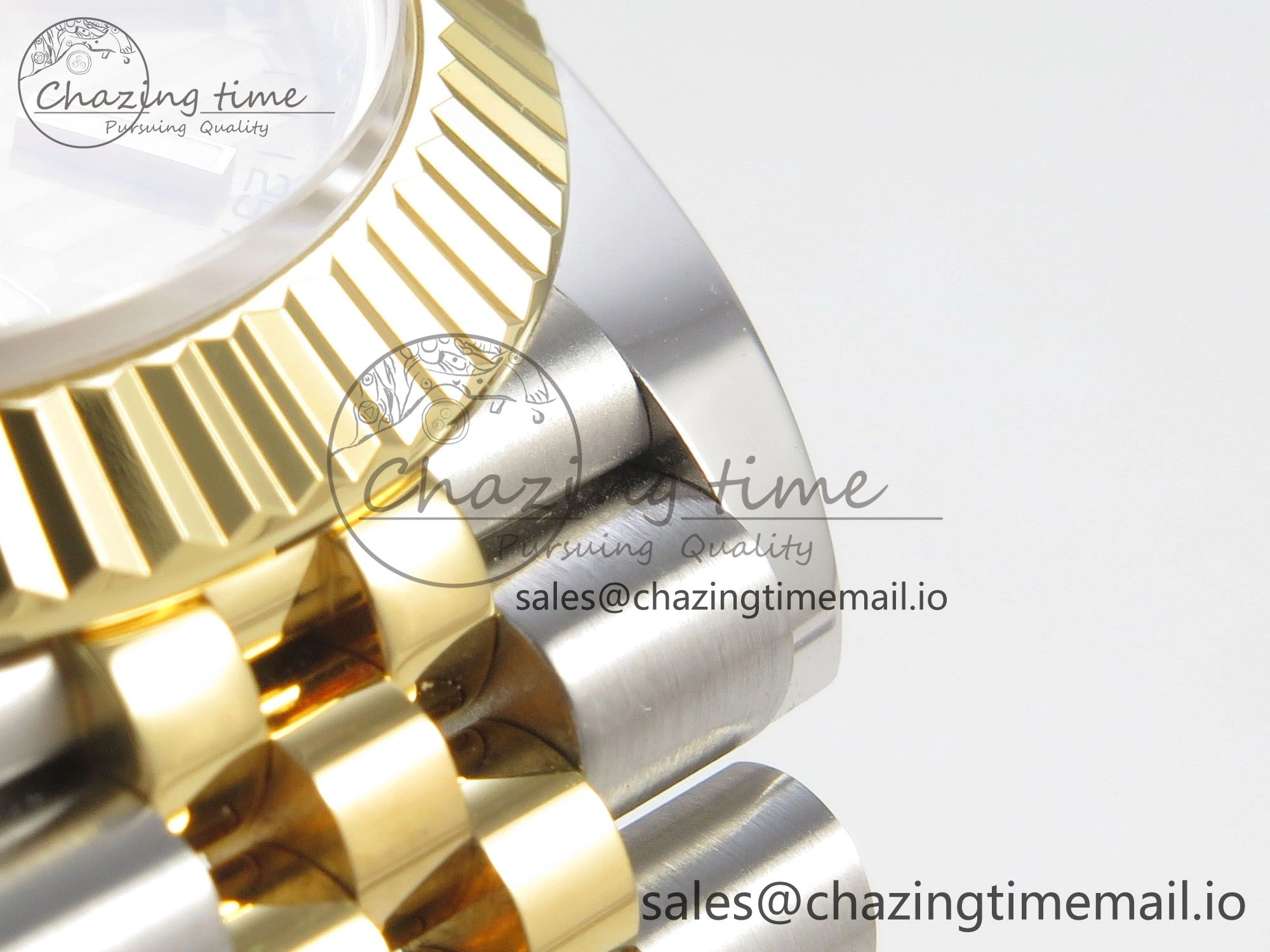 DateJust 41 126333 SS YG ARF 1:1 Best Edition YG Texture Stick Dial on Jubilee Bracelet SH3235 (Weighted)