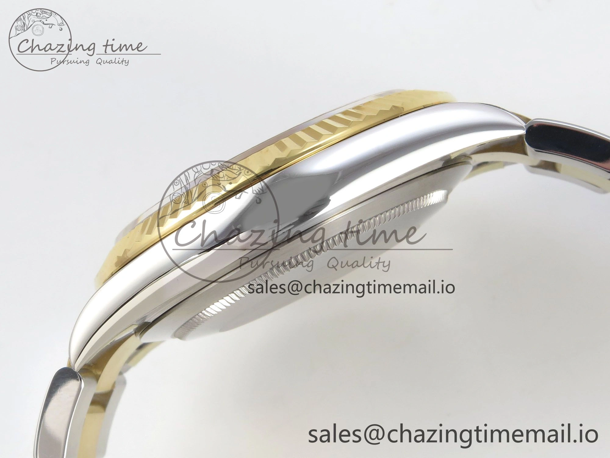 DateJust 41 126333 SS YG ARF 1:1 Best Edition YG Texture Stick Dial on Oyster Bracelet SH3235 (Weighted)