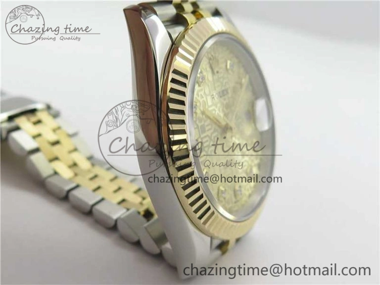 DateJust 41 126333 SS YG Wrapped WWF Best Edition Gold Jubilee Makers Dial on SS YG Wrapped Jubilee Bracelet A2836
