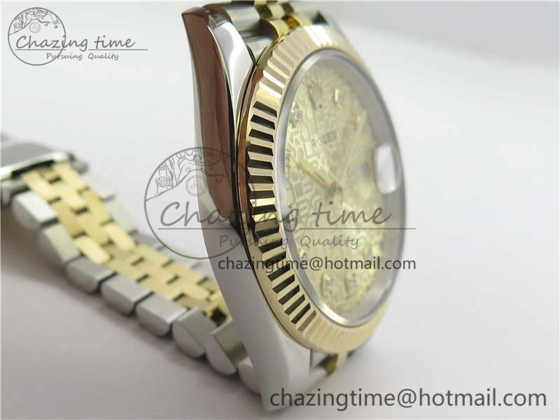 DateJust 41 126333 SS YG Wrapped WWF Best Edition Gold Jubilee Makers Dial on SS YG Wrapped Jubilee Bracelet A2836