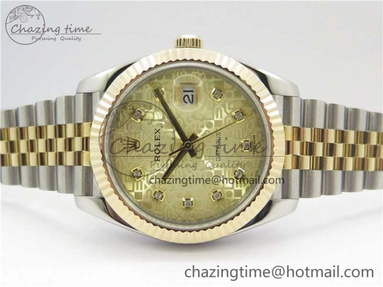 DateJust 41 126333 SS YG Wrapped WWF Best Edition Gold Jubilee Makers Dial on SS YG Wrapped Jubilee Bracelet A2836